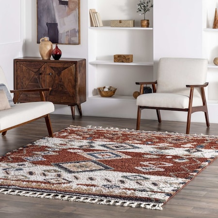Nuloom Rosemarie Bohemian Soft Shag Tassel Area Rug 6ft OZFG01A-S606